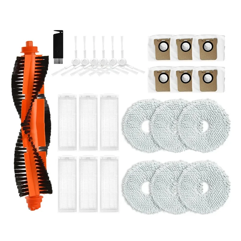 Запчасти для Xiaomi Mijia M30 Pro, роликовая боковая щетка, Hepa фильтр, Швабра, тканевые мешки для пыли, аксессуары