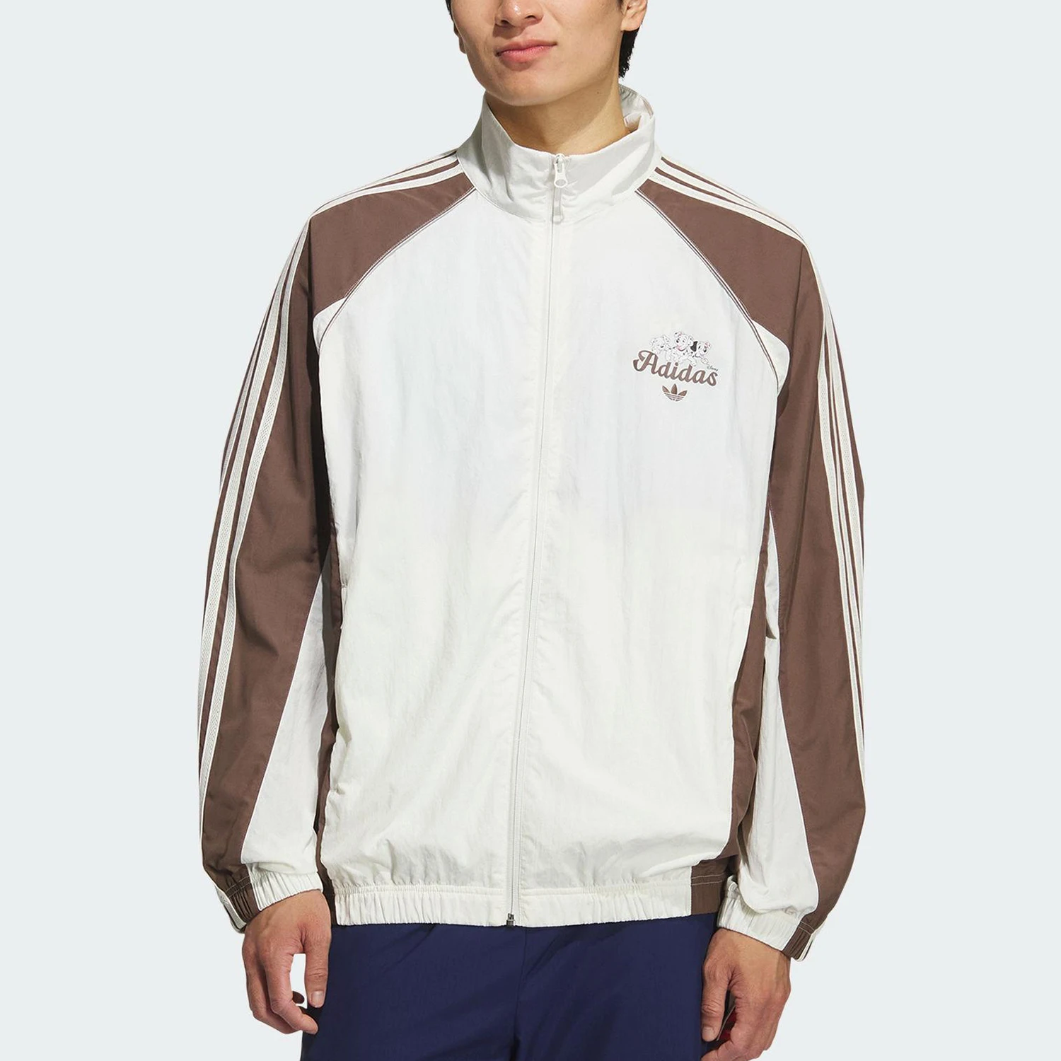 

Adidas genuine Trefoil Men's Fashion Woven Minimalist Loose Jacket KG6692