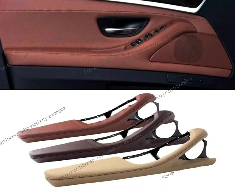 

For BMW 5 Series F10 F18 520 523 525Li Driver Side Armrest Assembly Door Inner Pull Handle Leather Cover Interior Car Accessory