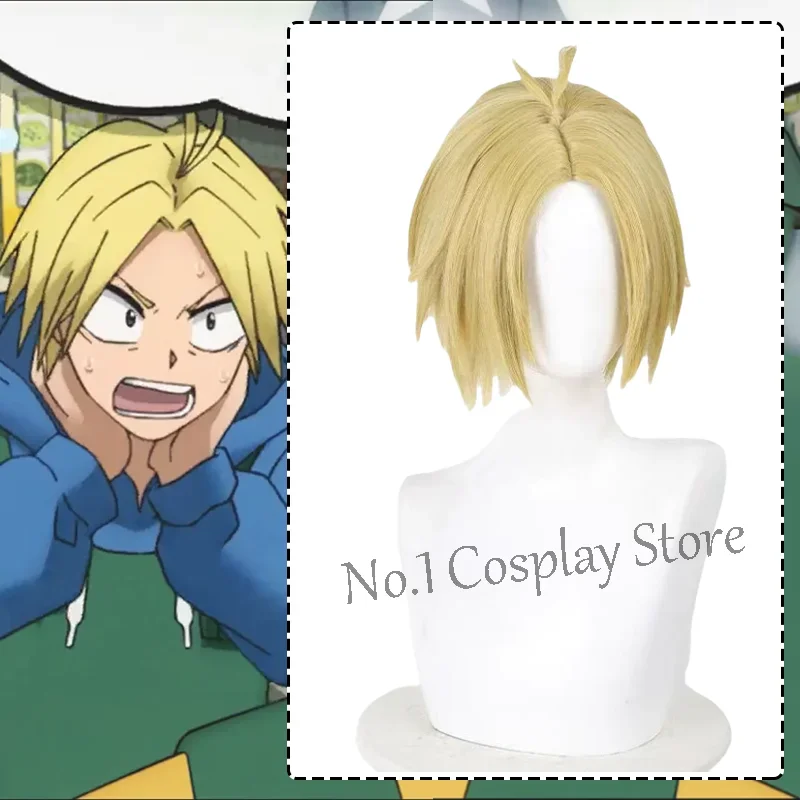 

CosplayAnime Sakamoto Days Shin Asakura Cosplay Wig 30cm Yellow Heat Resistant Synthetic Hair Halloween Party Role Play Accessor