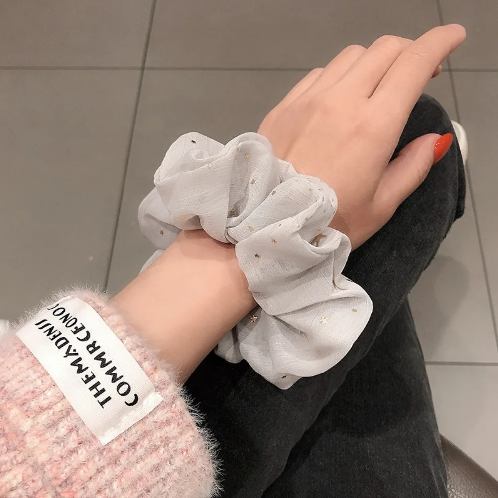 1/5 قطعة طباعة Scrunchie حالمة خمر نمط الكمال اليومية حفلة تبدو غريب الأطوار إكسسوارات الشعر النساء البوهيمي النجوم مستوحاة