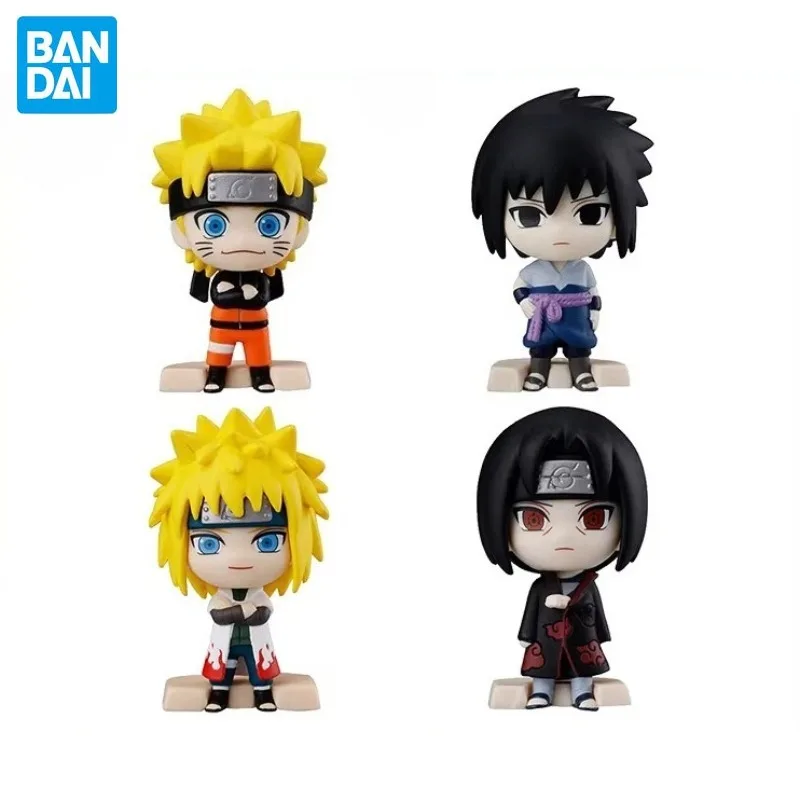 

Bandai Original Genuine NARUTO Anime Figure Uzumaki Naruto Uchiha Sasuke Namikaze Minato Action Figure Toys for Boys Girls Gift
