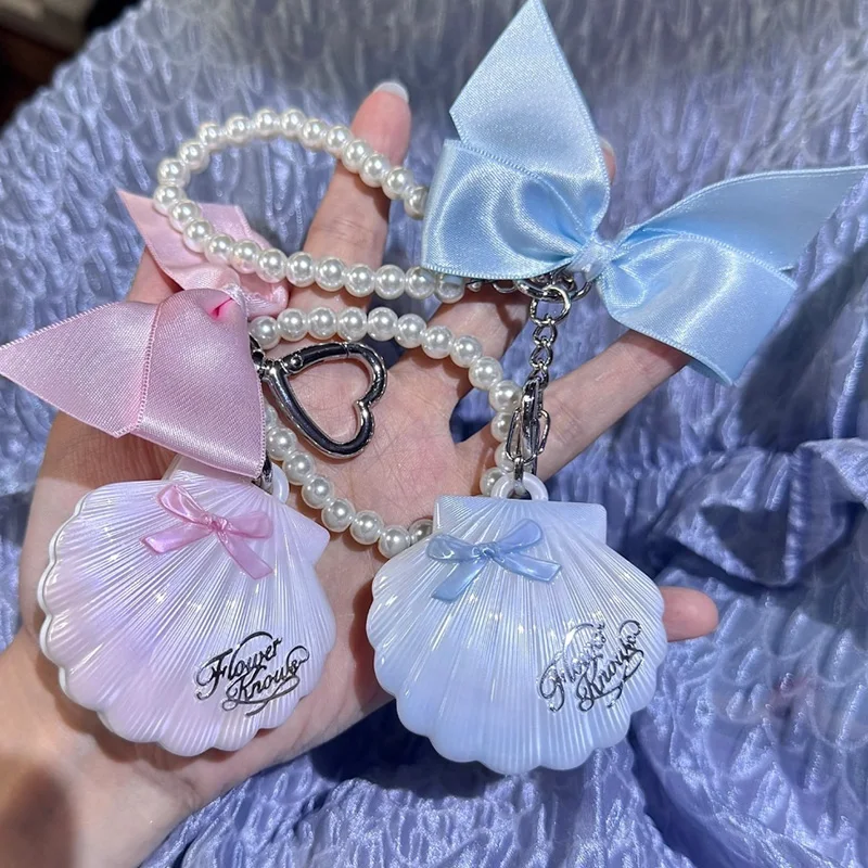 

Бальзам-хайлайтер Flower Know Shell Pearl Series с эффектом мерцания и фруктовым ароматом, в форме кулона