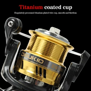 Deukio-Spinning-Angelrolle, Metallspule, Fischereigeräte mit Meeresfrüchten, Süßwasserfischen, Rollen, 5 + 1BB, Original, 2022 6 Hauptlager von Molinetenverkäufen - №3