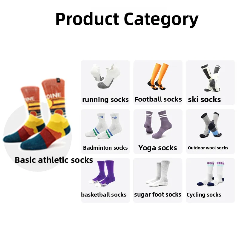 Customized Socks European  American Personalized Mid Tube Trendy  Creative Pure Cotton  For Men  Women
