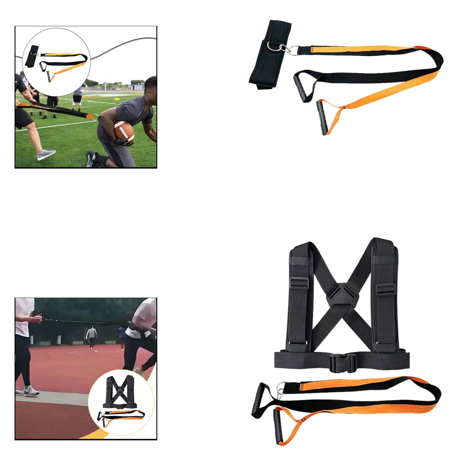 Multifunctional Nylon Resistance Band Quick Release Sports Resistance Bands for Running Track Athletes