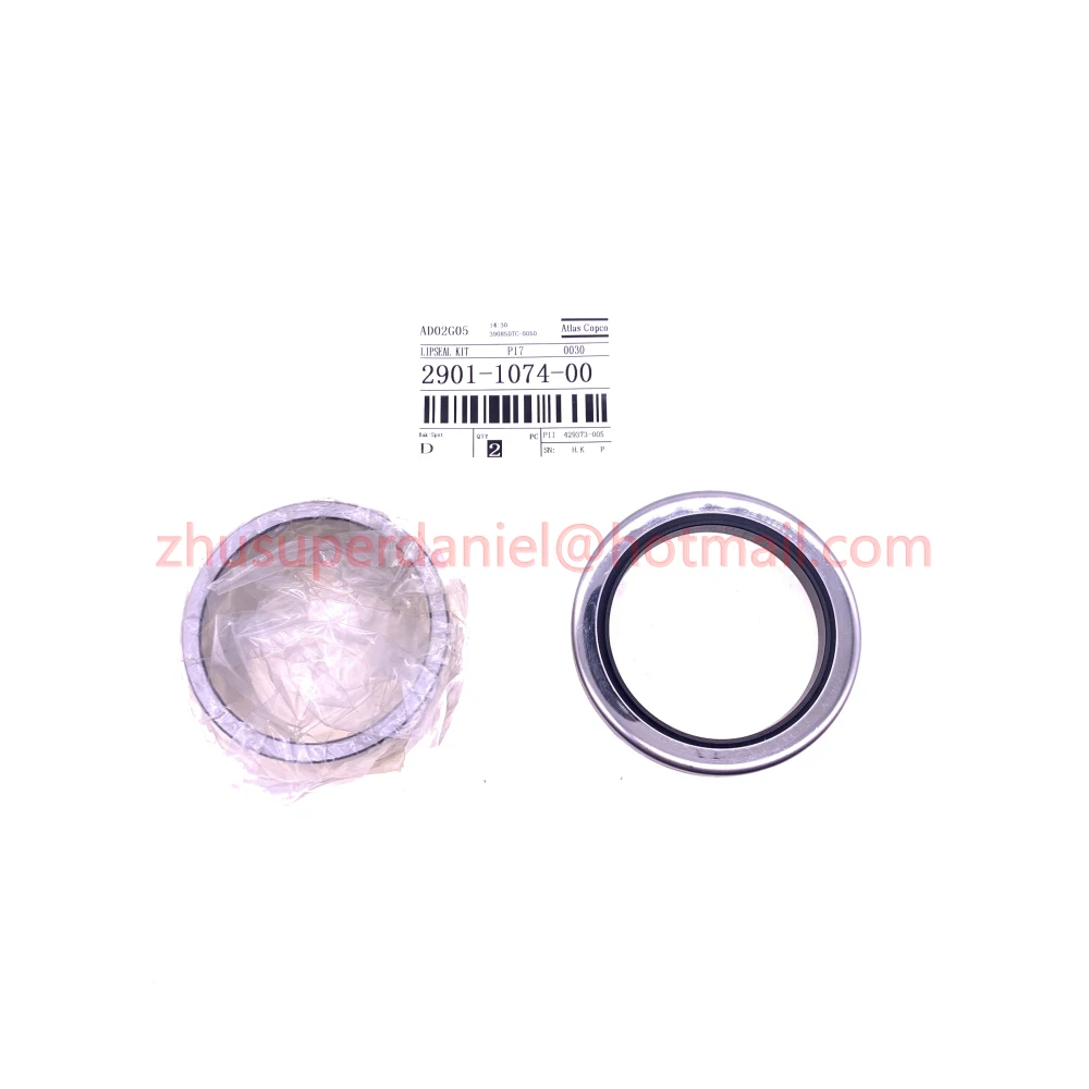 

2sets/lot 2901107400 shaft seal kit bushing oil seal for screw air compressor parts