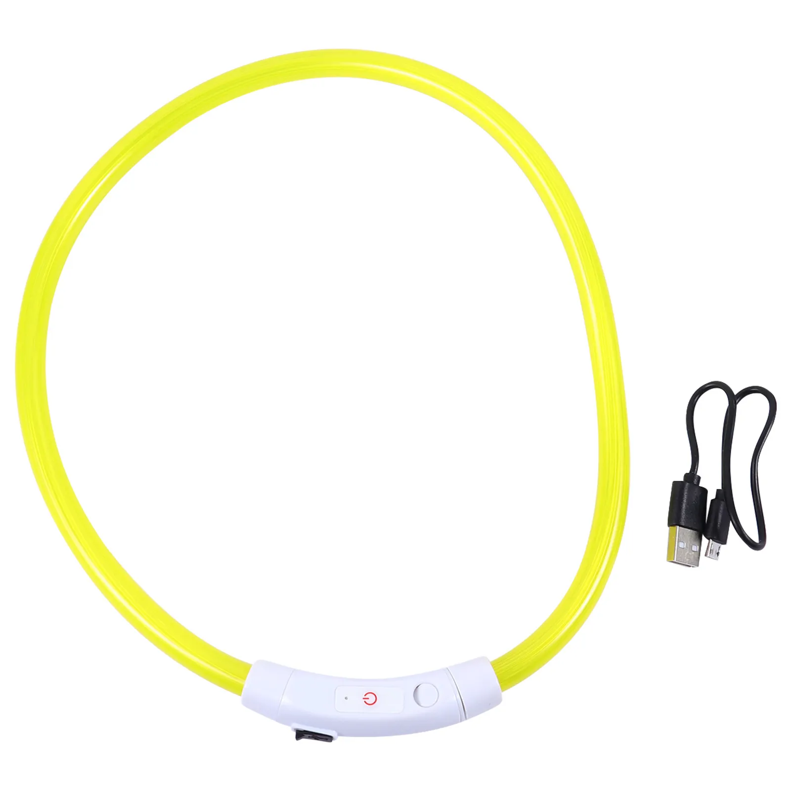 

Glowing Pet Collar with LED Lights USB Charging Safe Waterproof Dog LED Collar for Outdoor Adventures and Travel