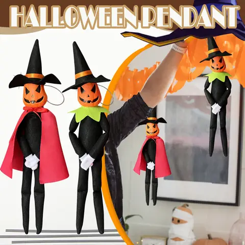 Ciondolo per bambola di peluche di Halloween Fantasma Festival Zucca Strega Ornamenti Decorazione della casa stregata Puntelli Decorazioni per feste di Halloween
