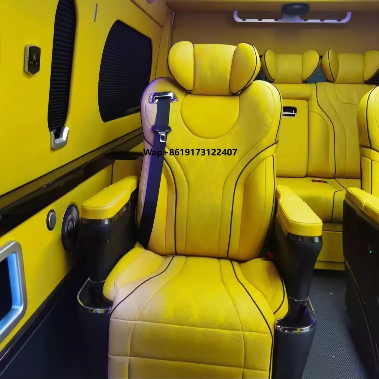 NEW Van Seat Car Interior Upgrade Complete Modification Plan Luxury Accessory Headlight Kit  Hiace Van