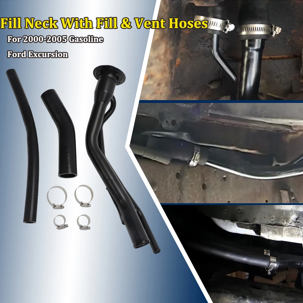 Kit de Mangueras de Llenado y Ventilación para el Cuello del Tanque # FNF-024H Para Ford Excursion 2000-2005