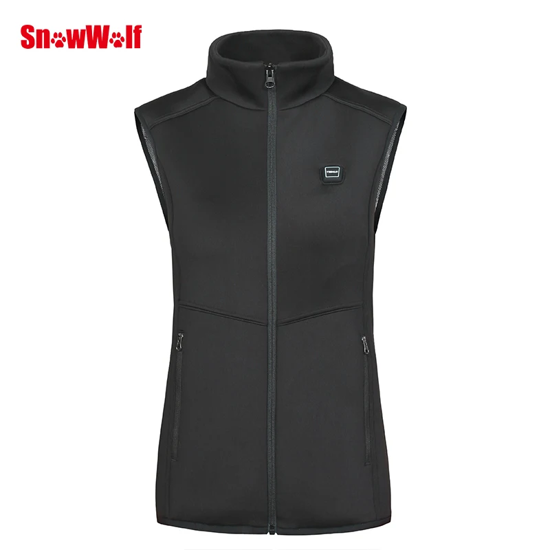 Snowwolf aquecido colete masculino usb aquecido jaqueta de aquecimento colete térmico roupas caça colete inverno jaqueta de aquecimento