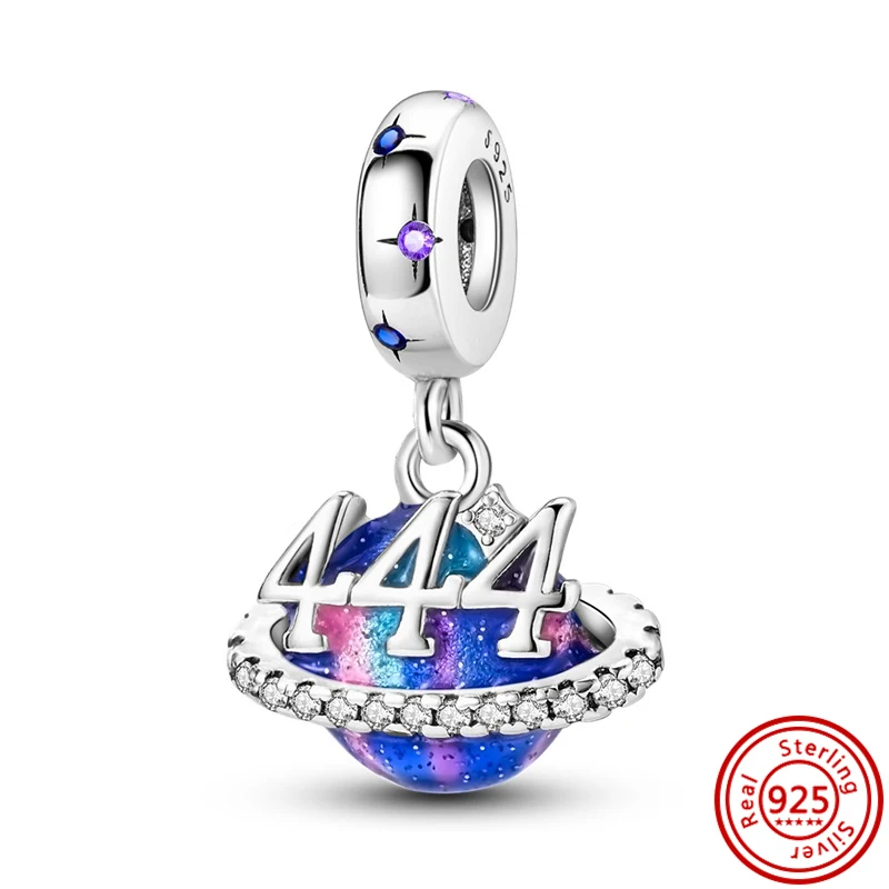 Hot 100% 925 Sterling Silver New World Globe Airplane Astronaut Series Charm Rocket Bead Fit Original Pandora Bracelet For Woman