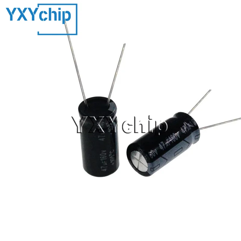 20pcs 47uF 160V 47MFD 160Volt Aluminum Electrolytic Capacitor 10*20mm Radial 47mf160v 47uf160v 160v47mf 160v47uf