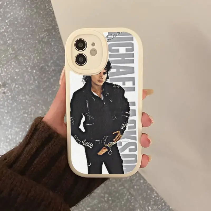 Michael Jackson piosenkarz Etui na telefon Twarde skórzane etui na telefon iPhone 13 12 Mini 11 14 Pro Max Xs X Xr 7 8 Plus 6 6s Se 2022