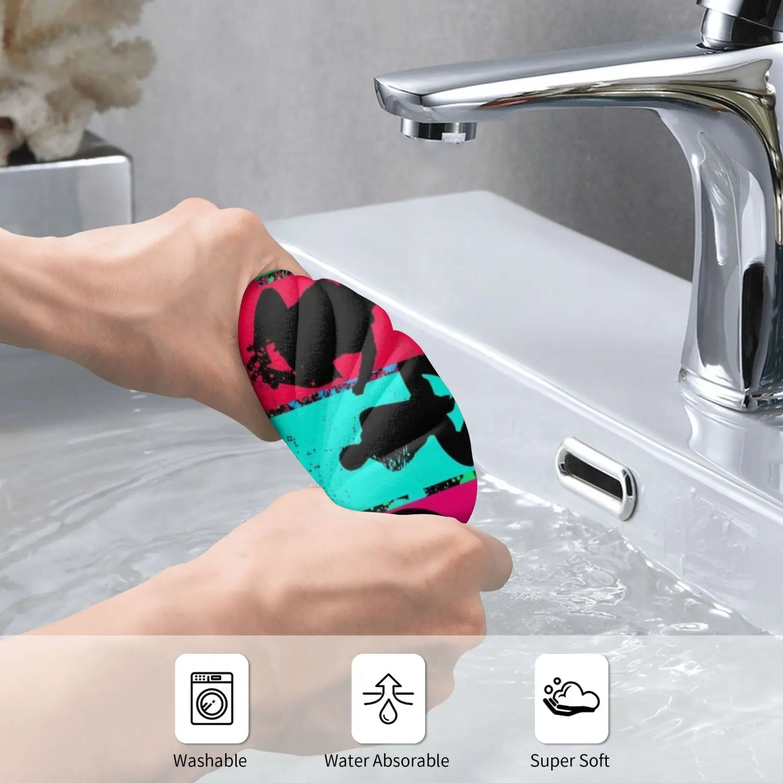 Spider Souls Custom Towel Bath Towel Into The Spiderverse Miles Moralas Neon Silouette