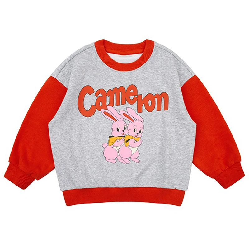 Children Set 2024 New Girls Printed Hoodie Pantsuit Boys Long Sleeve T-shirt Baby Warm Hoodie Set Girls Dress Autumn Winter