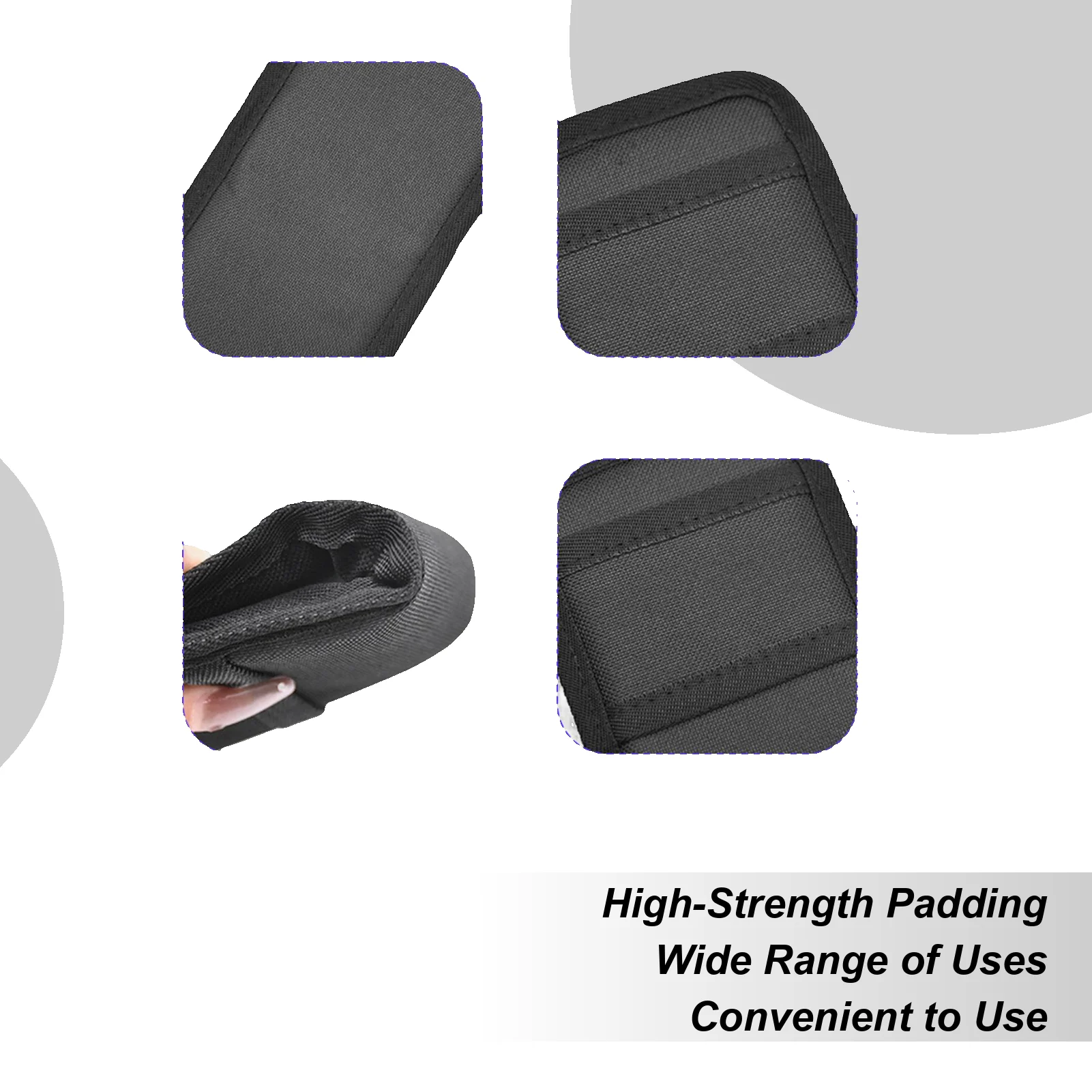 

Защитный ремень для прицепа, 2 шт., защитные рукава для ремня для прицепа, полиэстер, регулируемая защита при транспортировке, движущийся бассейн, автомобиль