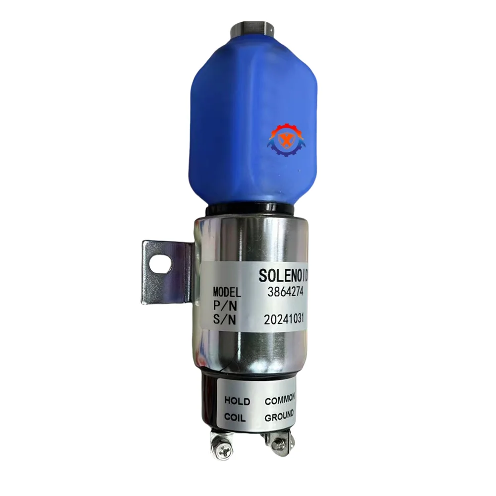 

R21OLC7 R21W9S Excavator Electric Parts Solenoid Valve 3864274 With 24V In Stock Now