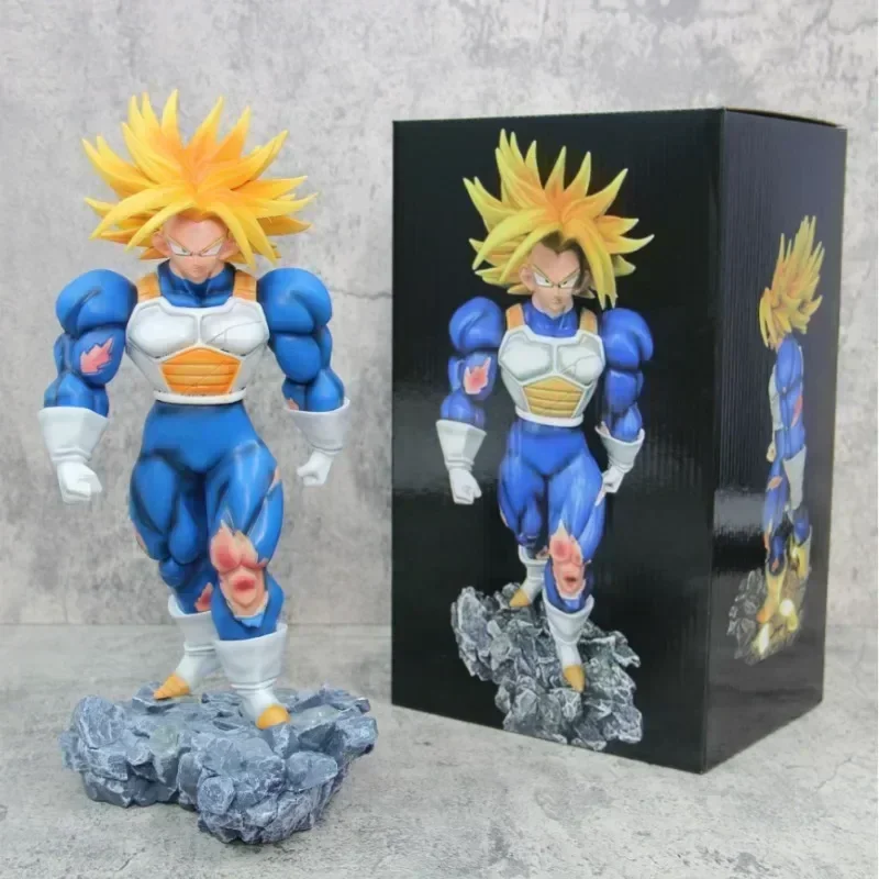 35m DRAGON BALL Trunks Anime Action Figures Anime White Hole Space Suit Characters Collection Doll PVC  Desktop Display Gift Toy