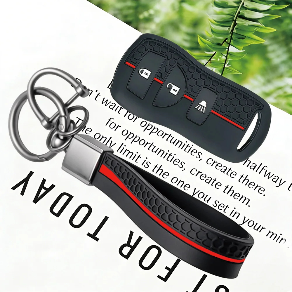 Funda de silicona para llave de coche con 3/4 botones, para Nissan Sentra Armada Altima Maxima Infiniti FX35 EX35 FX45 QX56 G35 M45 I35