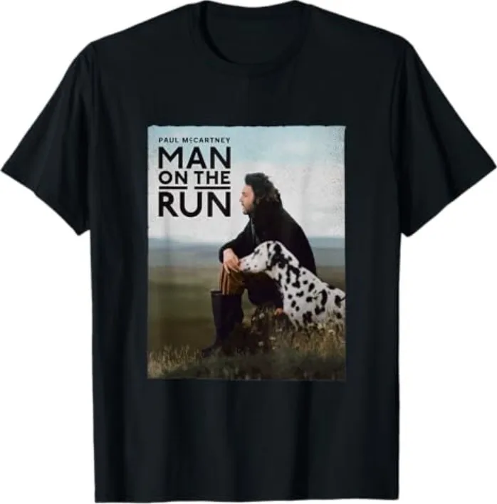 

Man On The Run Paul McCartney Film Graphic Tee