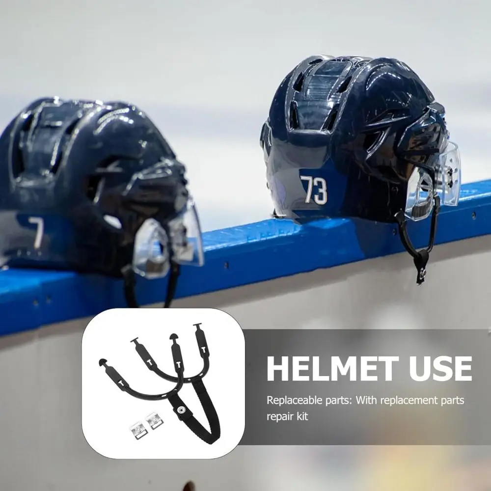Quick Release Hockey Helmet Chin Strap Detachable Universal Ice Hockey Chin Strap Adjustable Sports Strap Helmet Accessories