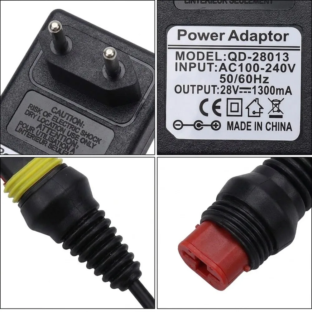 28V 1.3A Power Supply Adapter for R38Li R40Li R45Li For Robotic Mowers with Built-in Protection and 100-240V Input