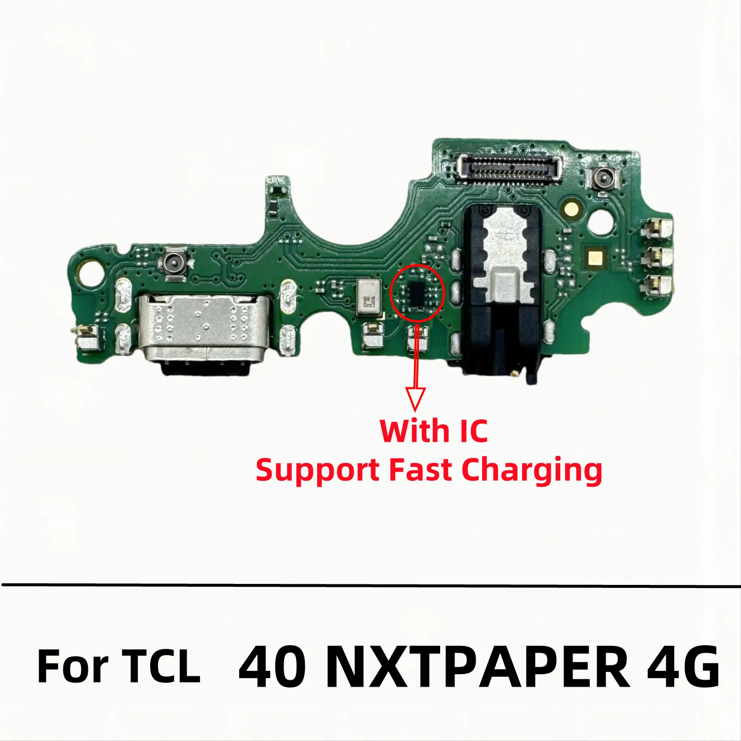 USB Charger Dock Connector Board Charging Port Flex Cable For TCL 40 Nxtpaper 4G/T612B