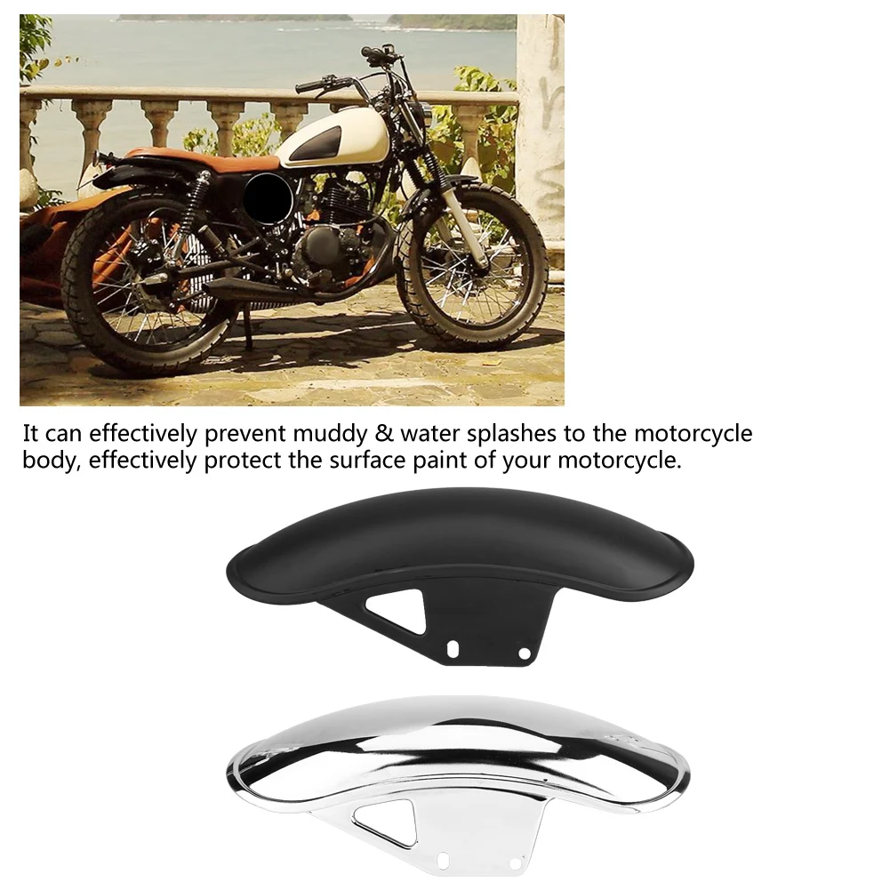 Mud Flap Guard Front Fender Fairing Cover Motorcycle Front Fender Mud Flap Guard Fairing Mudguard Cover for Suzuki GN125 GN250