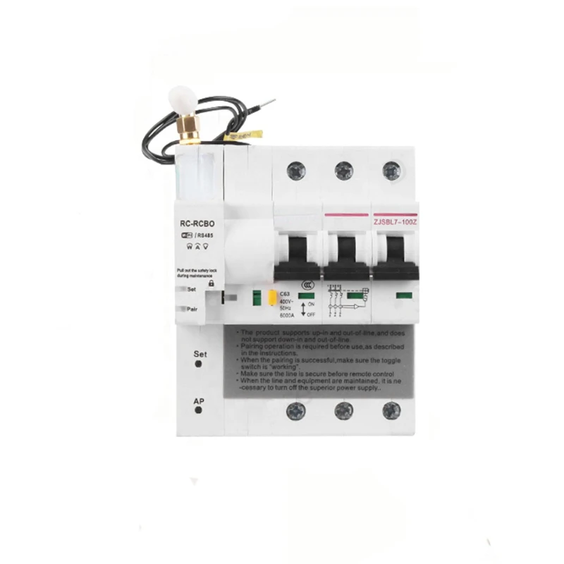 3P three phases energy monitoring circuit breaker