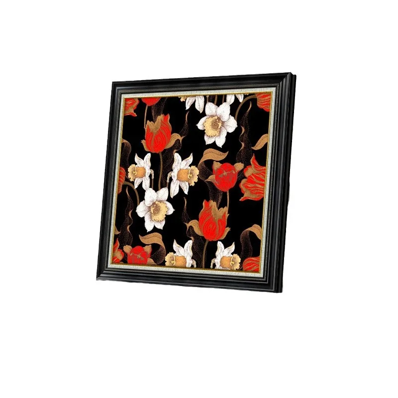 

Flowers, decorative paintings, medieval, European, dining room American hanging, porch sofas