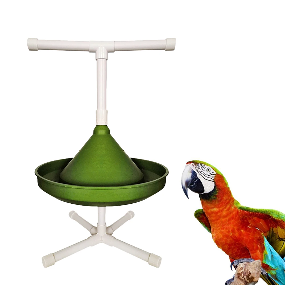

Eco-friendly Parrot Bird Stand Climbing Rack Toy for Cockatiels Parakeets Small Birds Pet Training Equipment Food Bowl Bath