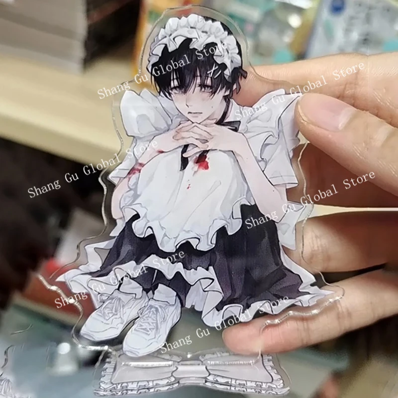 10cm/3.93in acrílico o verão hikaru morreu placas de pé anime periféricos dos desenhos animados jiaji tsujizhong mesa de empregada brinquedos decoração