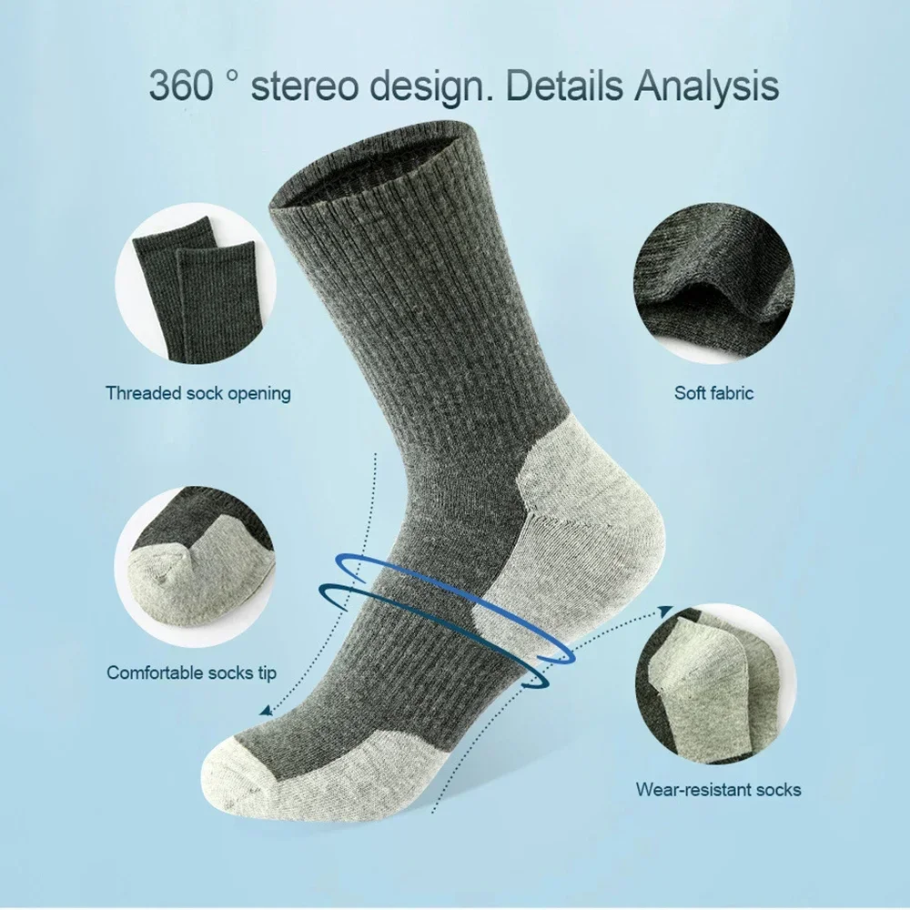 Athletic Socks Thick Protective Sport Ski Basketball Soccer Outdoor Calf High,Thickened Professional Sport Basketball Socks