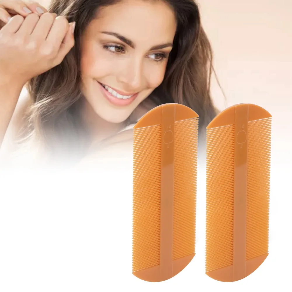 

10pcs All Hair Types Double Sided Lice Comb Plastic Fine Toothed Fine Tooth Comb Reusable Professional Nit Comb Hair Grooming