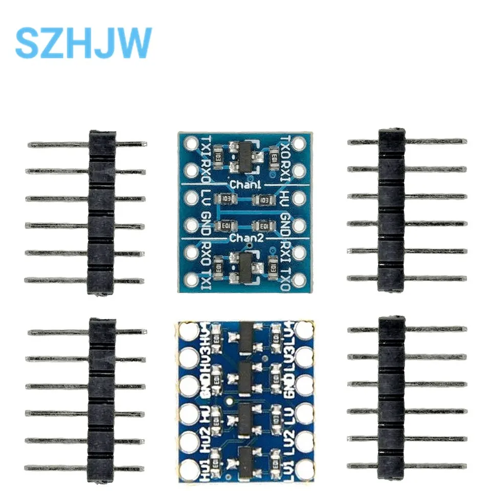 10pcs 2/4 Channel IIC I2C UART SPI Logic Level Converter Bi-Directional Module 5V to 3.3V Tool