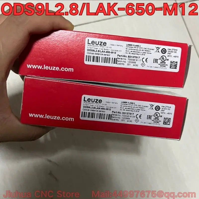 

New ODS9L2.8/LAK-650-M12 laser sensor