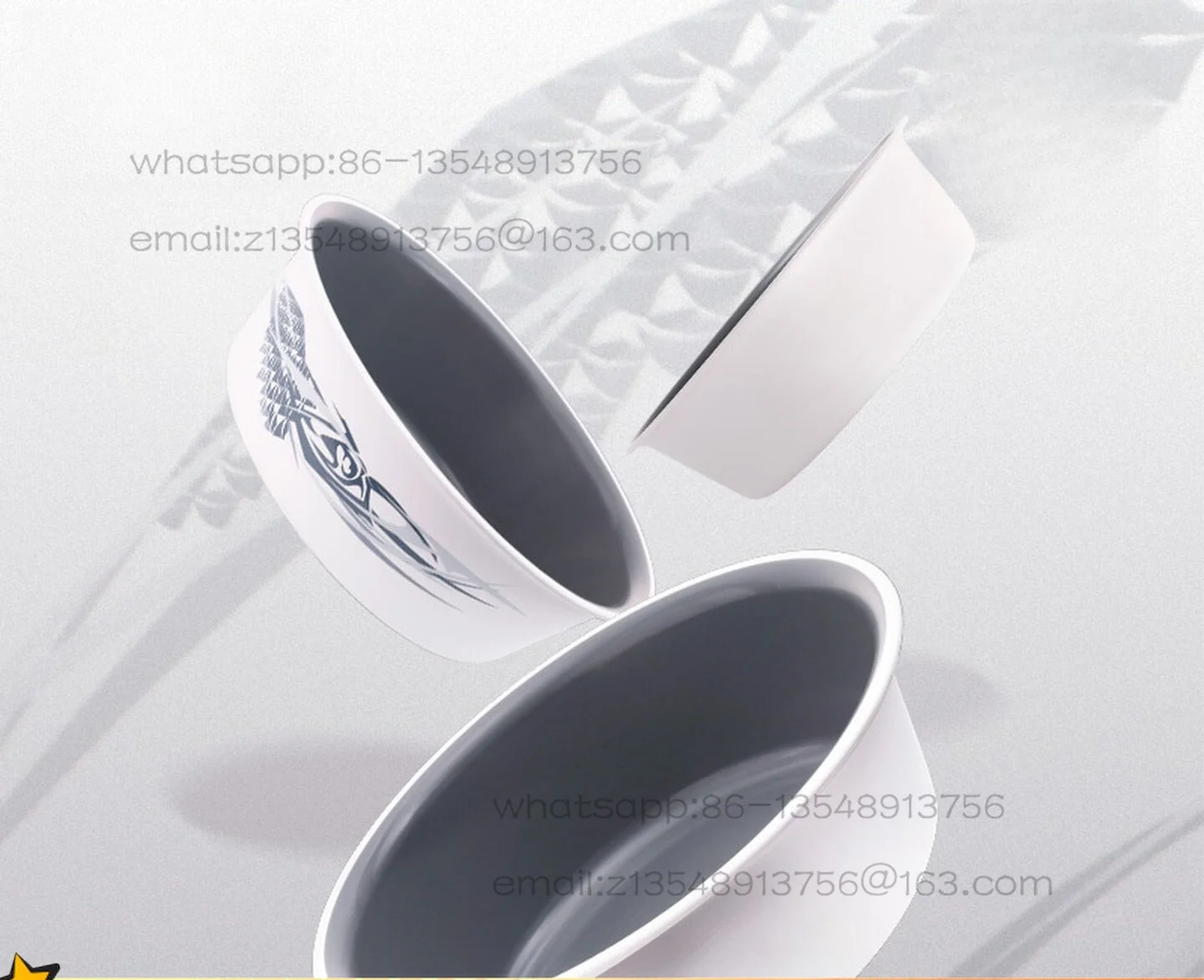 New 3-piece set, bait basin set, stacked bait plate, bait mixing basin, fish food