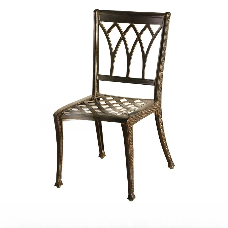 

Outdoor cast aluminum tables and chairs European-style villa garden furniture Leisure open-air