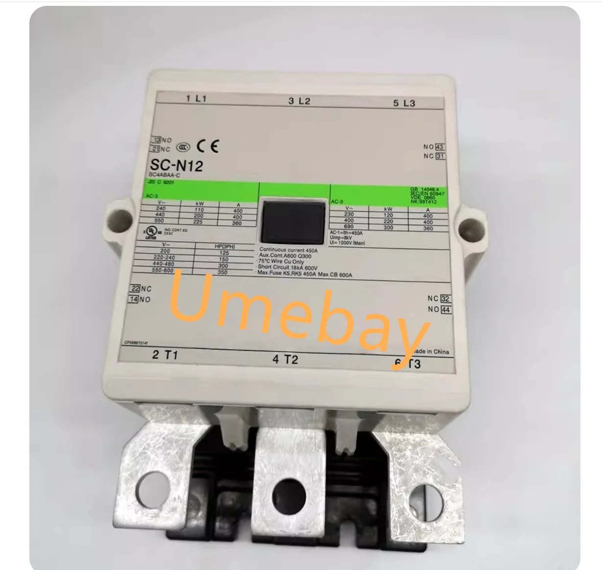 1 piece, AC contactor,  SC-N5P   SC-N6P  SC-N7P   SC-N8   SC-N10A   SC-N11   SC-N12 , voltage : AC 220V   AC 380V   AC 110V
