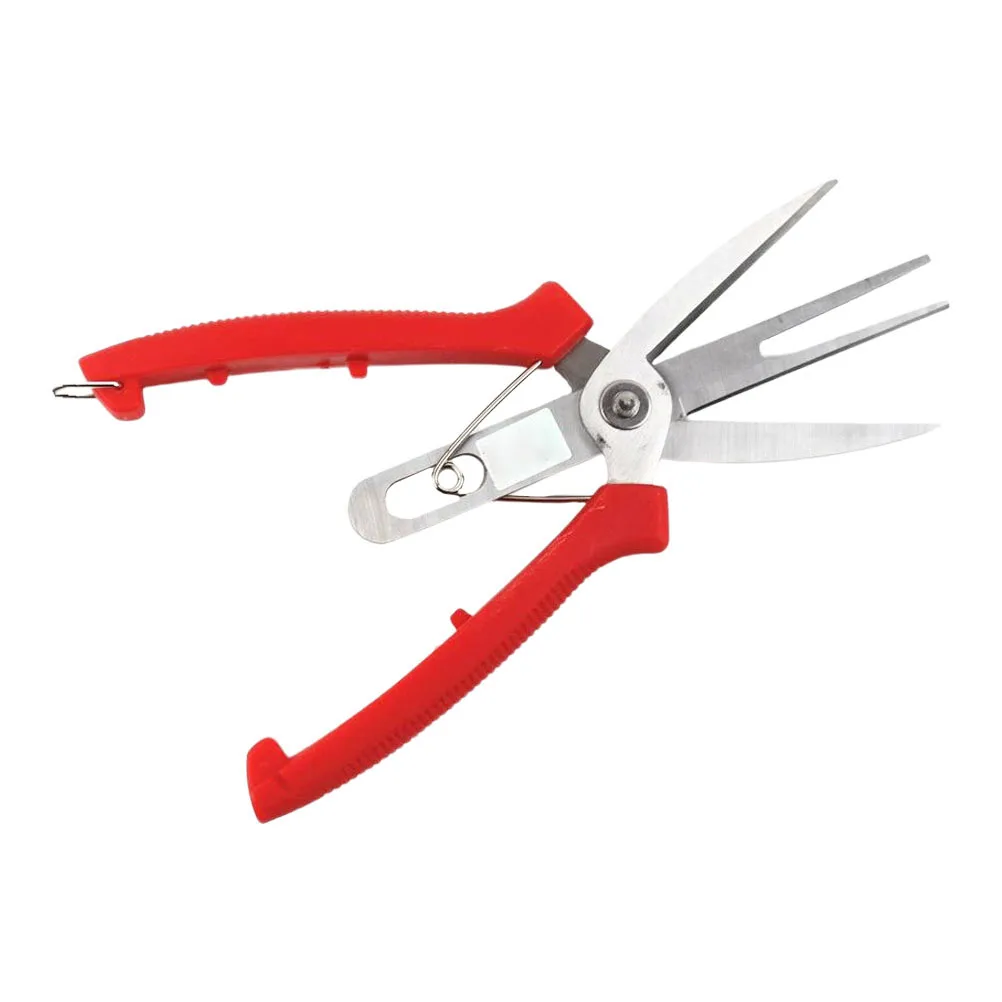 

1 Double Mouth Scissors Pruning Shear Fruit Tree Scissors Gardening Tools Stainless Steel Lightweight Non slip Handle Suitable