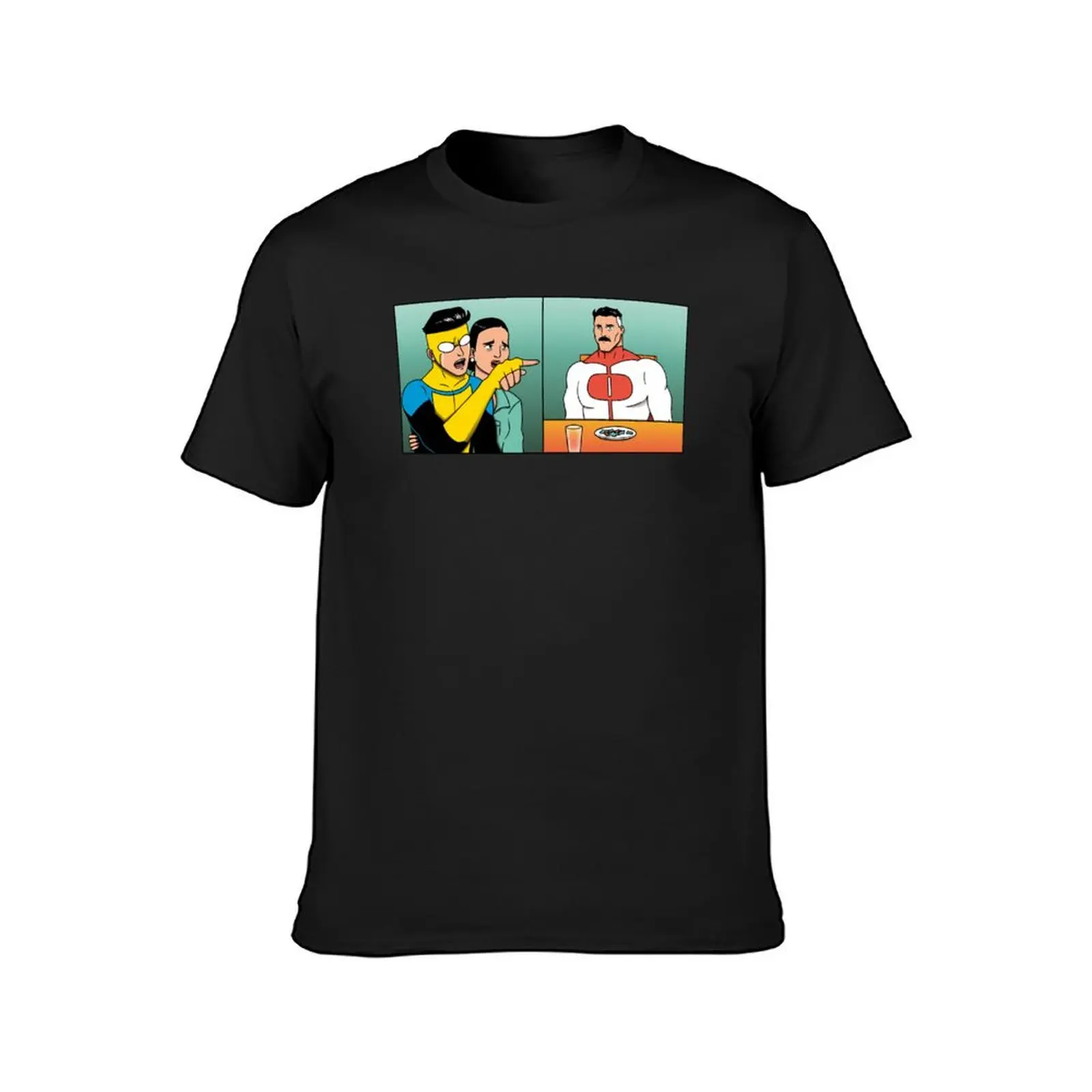 Son yelling at father T-Shirt blacks oversized mens clothes