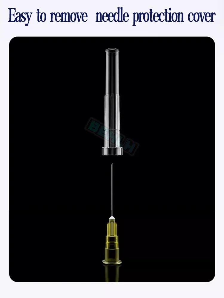 34G 1.5mm 32G 4mm 25mm painless small needle disposable medical micro-plastic injection cosmetic sterile needle surgical