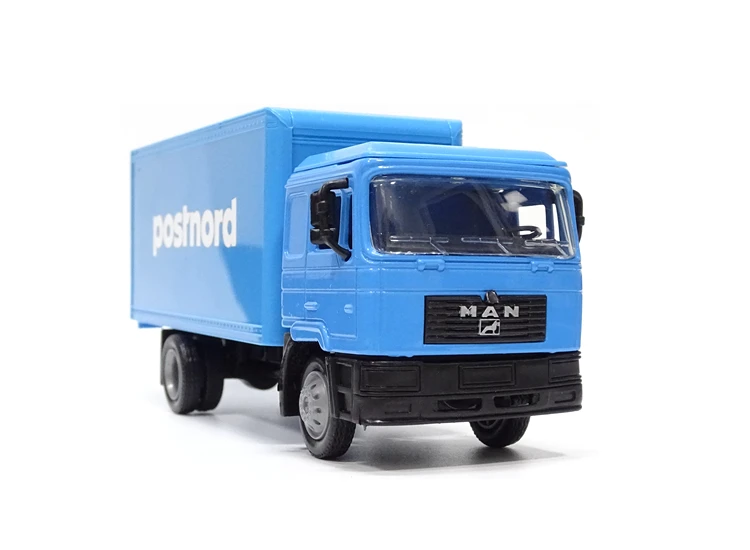 1/43 Duitse Man Vrachtwagen Posttransporter Legering Voor Plastic Wagen