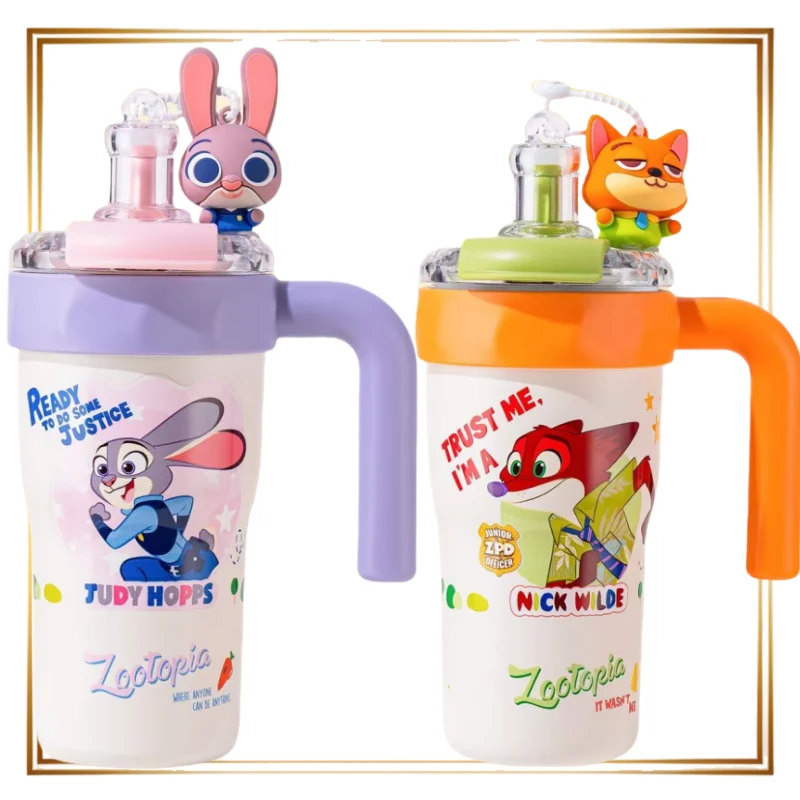 

Zootopia Vacuum Mug 2025 New Nick Wilde 316 Stainless Steel Kettle Travel Fitness Cups 800 Ml Water Bottle Anime Holiday Gifts