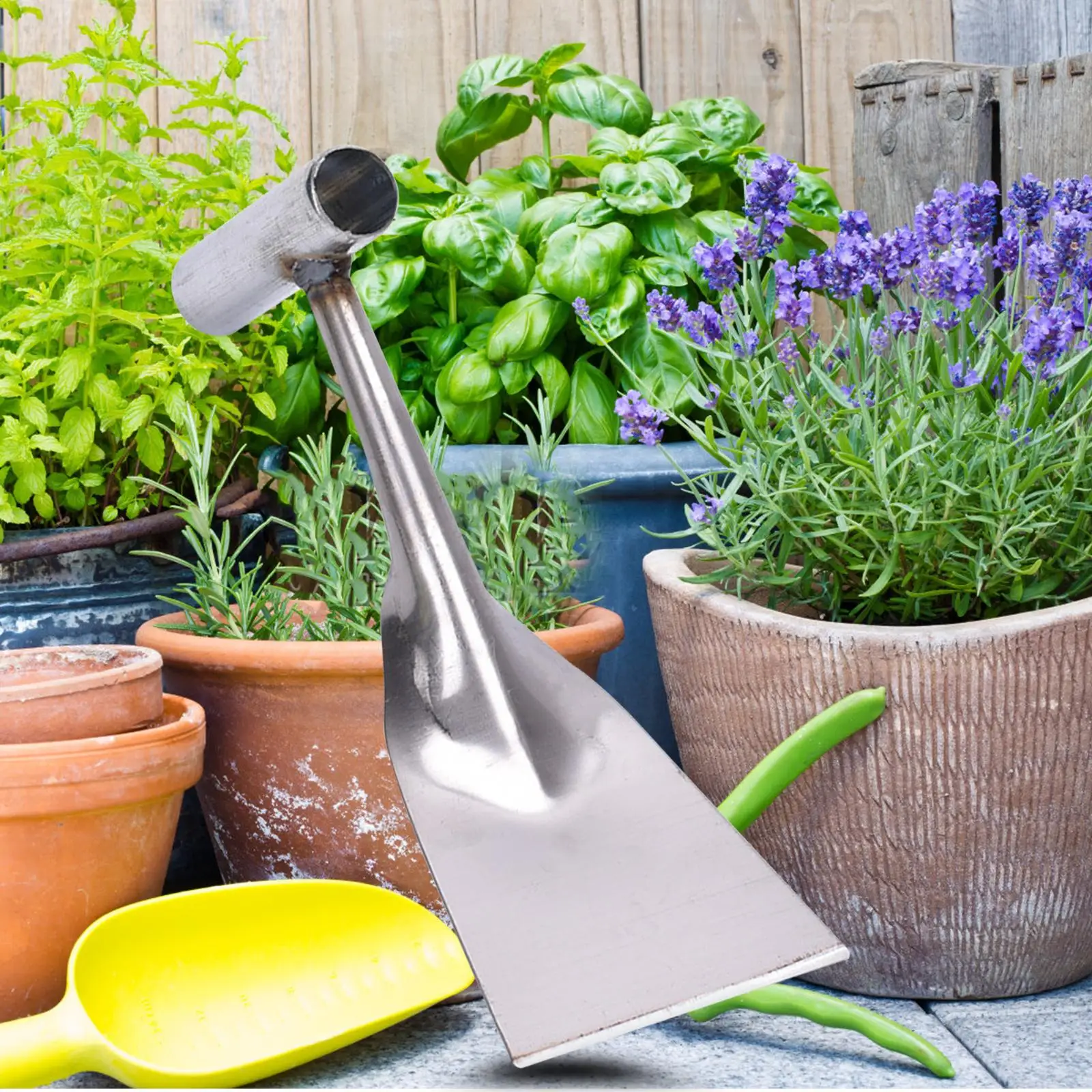 Agricultural Shovel Cultivation Tool Roots Comfortable Hand Tool for Gardening Weeding Flower Garlic Vegetables