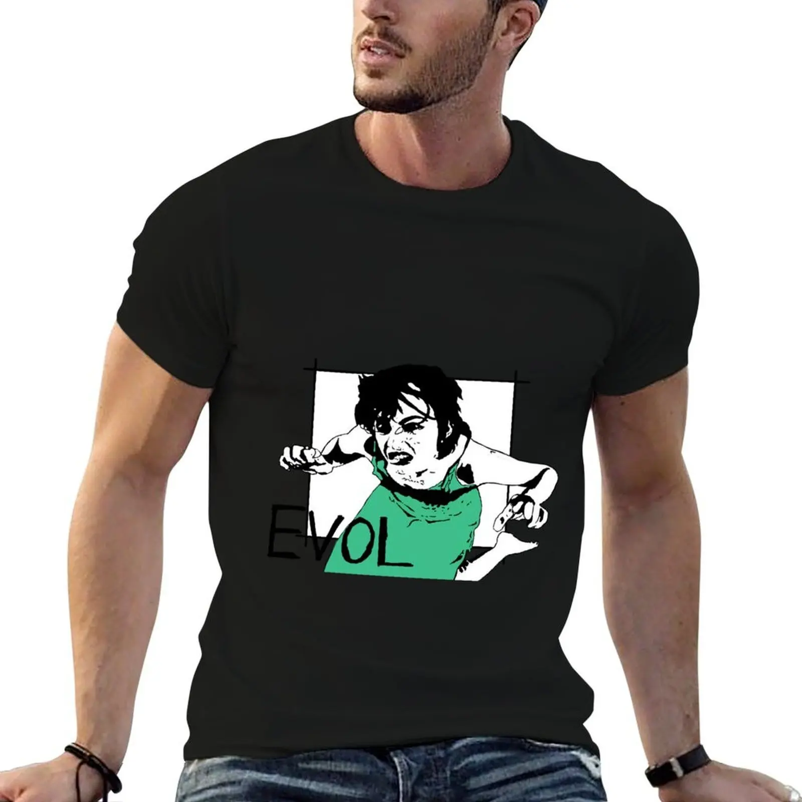 

EVOL Album Artwork (Green) T-Shirt t shirts for man graphic vintage funny t shirts dark humor T-Shirt