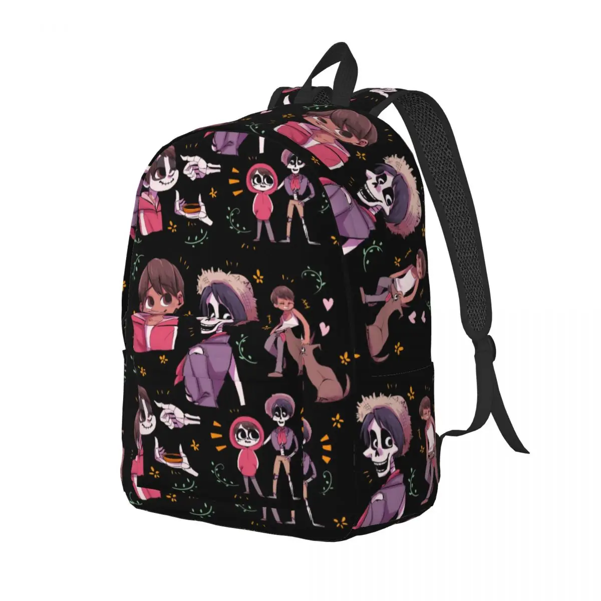 Custom Hector Rivera And Miguel Riveras Laptop Backpack Men Women Basic Bookbag for College School Students CoCo Bags