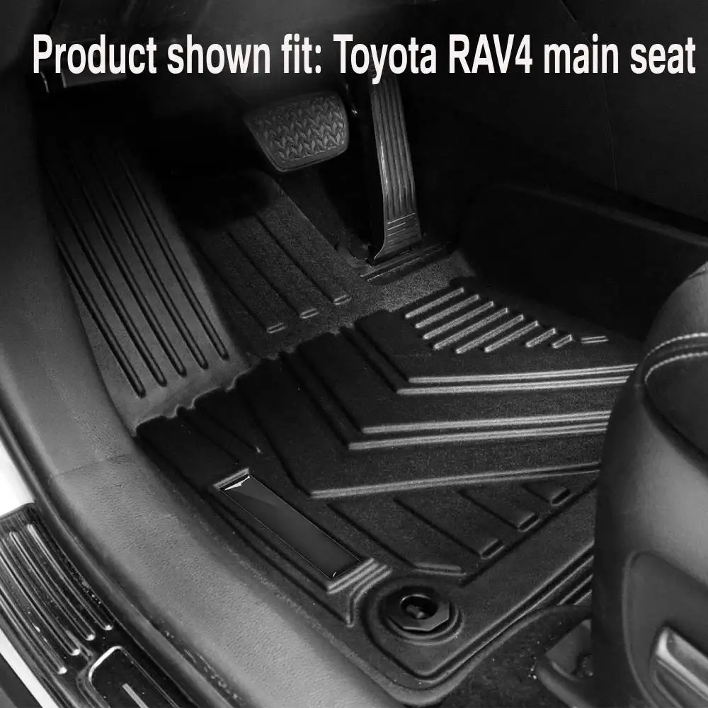 Car Floor Mats For Toyota Rav4 2024 2023 2022 2021 2020, All-Weather Waterproof Anti Resistant Trunk Backrest Mats Protector